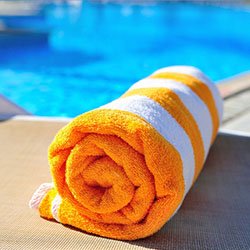 Swimsuit and towel